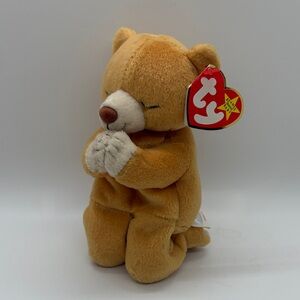 Ty Plush Bear - Brown and White HOPE.